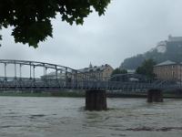 40232CrRe - Touring old Salzburg along the overflowing Salzach River   Each New Day A Miracle  [  Understanding the Bible   |   Poetry   |   Story  ]- by Pete Rhebergen